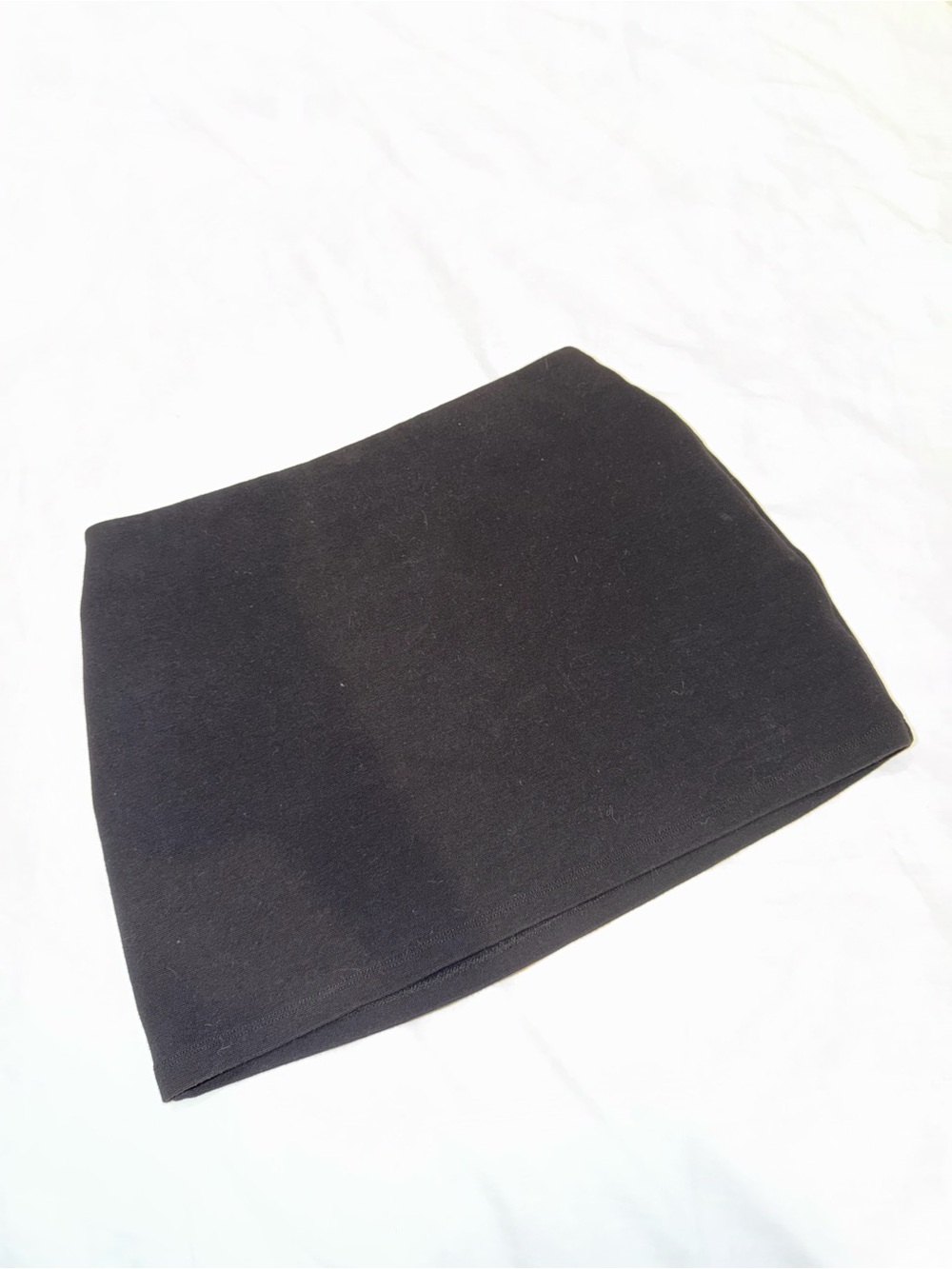 OAK + FORT Black Stretch Mini Skirt